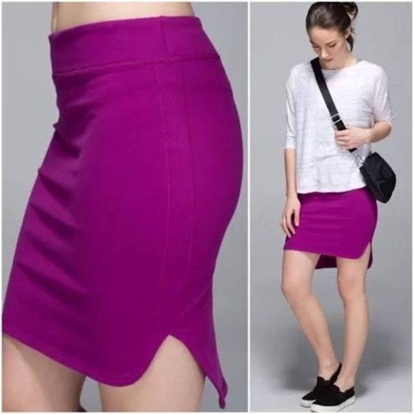 LULULEMON City Skirt Regal Plum 6 - Picture 3 of 7